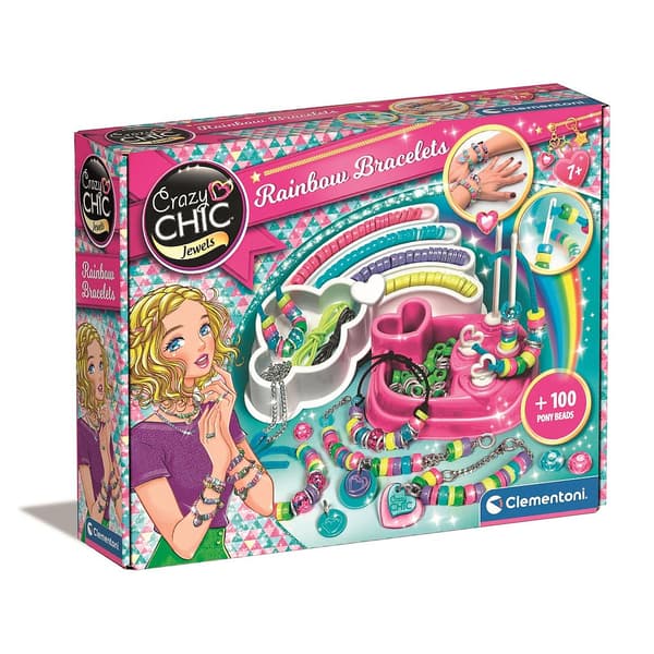 Crazy Chic Rainbow armbandstillverkningsset Clementoni