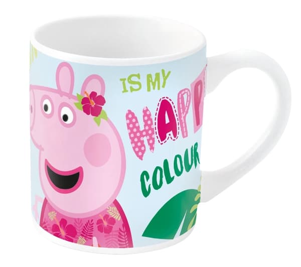 Peppa Pig rosa porslinsmugg 235 ml i presentförpackning