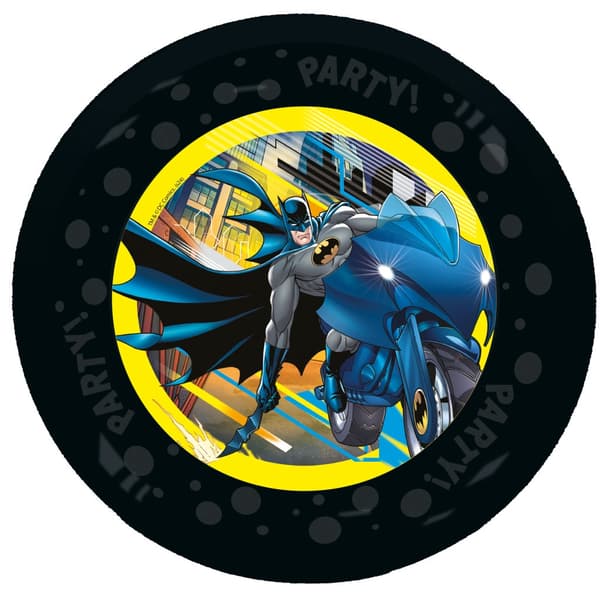 Batman Rogue Rage Micro Premium Plasttallrik 4-pack 21 cm