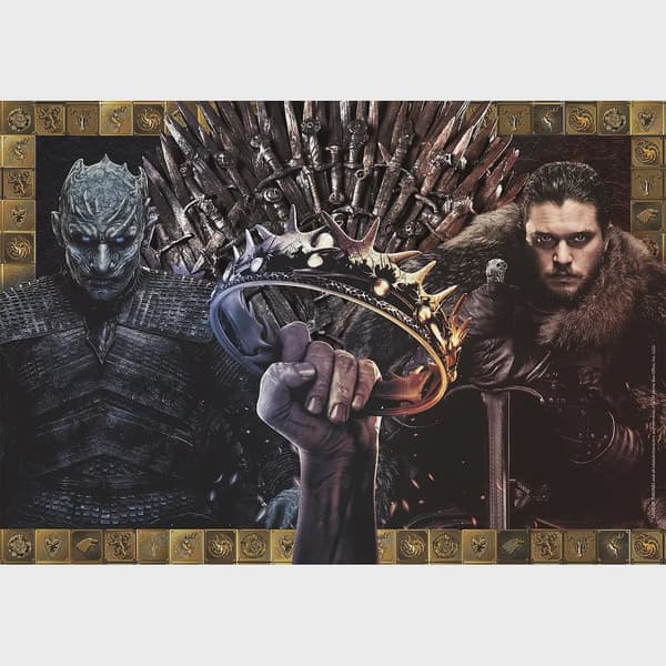 Game of Thrones Is och Eld 1000-bitars kompakt pussel Clementoni