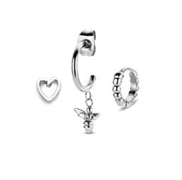 Victoria Silver Bee Örhängeset