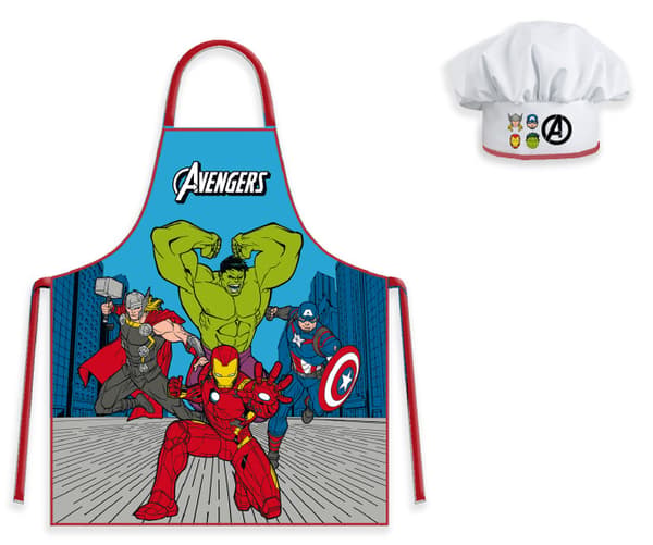 Avengers Classic Comic Style Barnförkläde 2-delars set