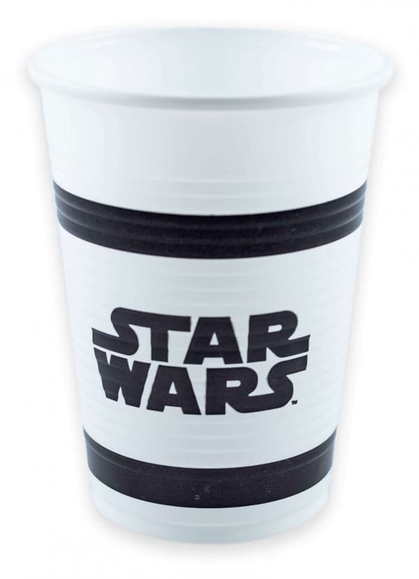 Star Wars Troopers plastmuggset, 8-pack, 200 ml