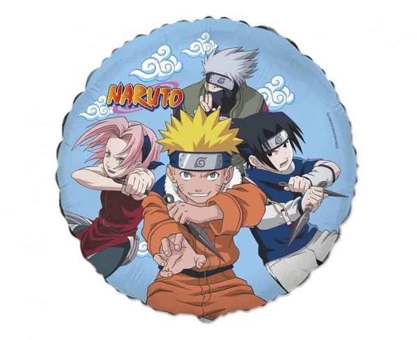 Naruto Team 7 folieballong 46 cm