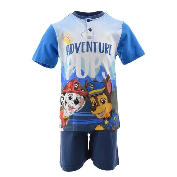 Paw Patrol äventyrs kort pyjamas för barn