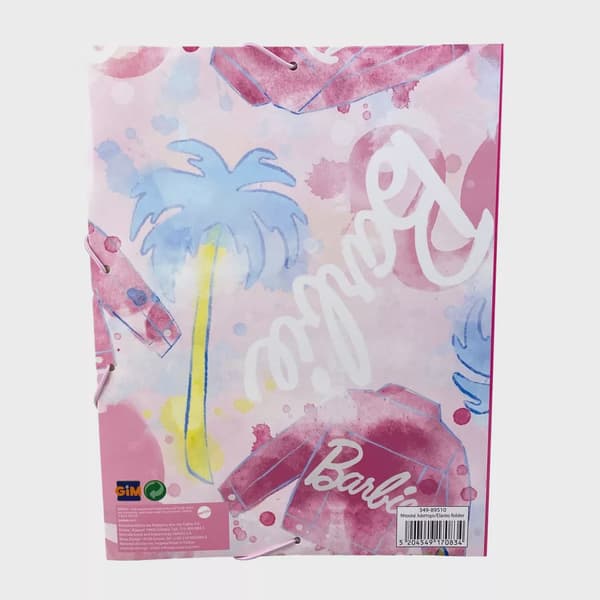Barbie A/4 elastisk mapp