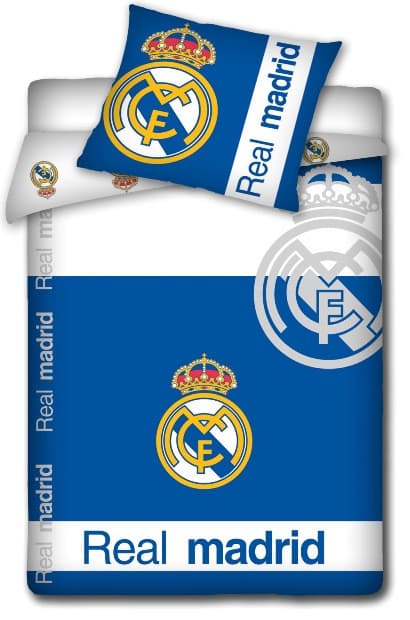 Real Madrid bäddset 140 × 200 cm – 100 % bomull