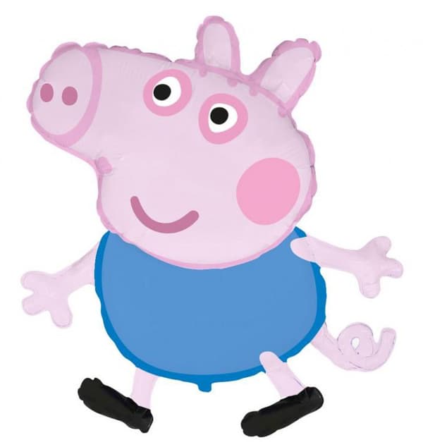 Peppa Pig blå folieballong 61 cm