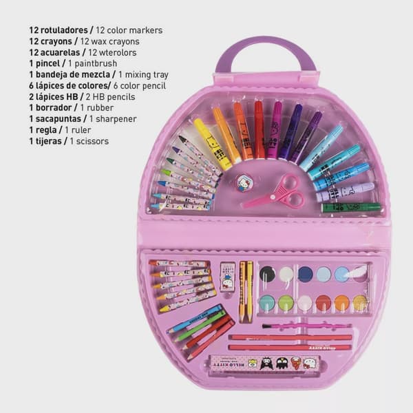 Hello Kitty Friends 50-piece writing set