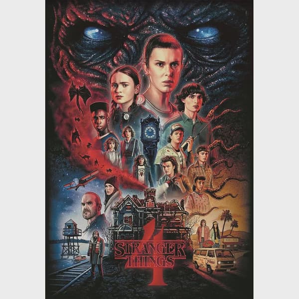 Stranger Things 4 Pussel 1000 Bitar – Clementoni