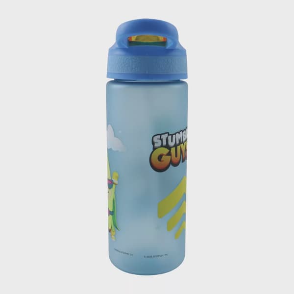 Stumble Guys vattenflaska med sugrör 600 ml