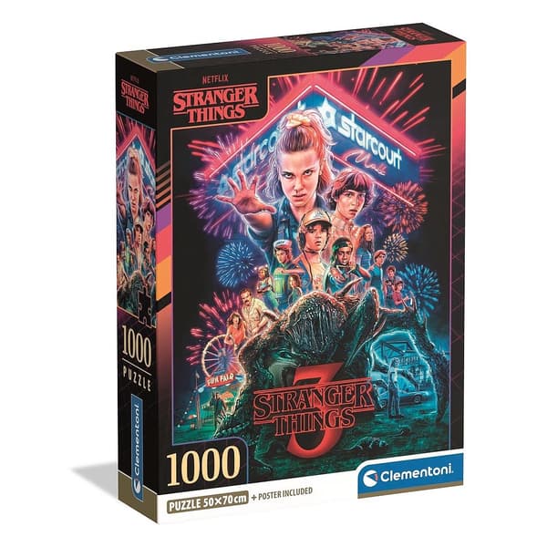 Stranger Things 3 Pussel 1000 Bitar – Clementoni