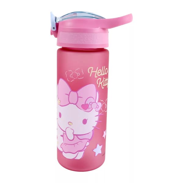Hello Kitty Enhörning vattenflaska med sugrör 600 ml