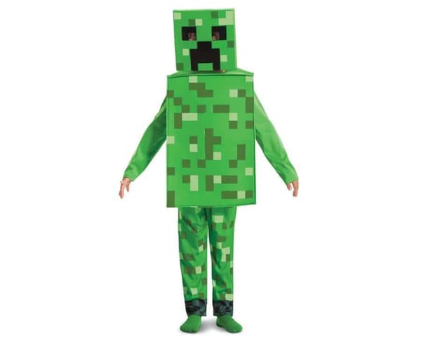 Minecraft Creeper Classic dräkt 3-4 år
