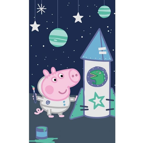 Greta Gris handduk Space 30x50 cm