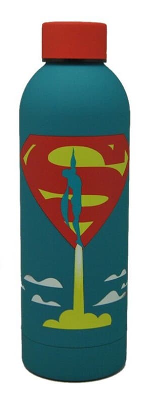 Superman Launch sportflaska med soft-touch, 700 ml