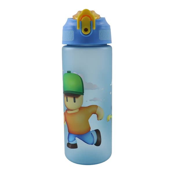 Stumble Guys vattenflaska med sugrör 600 ml