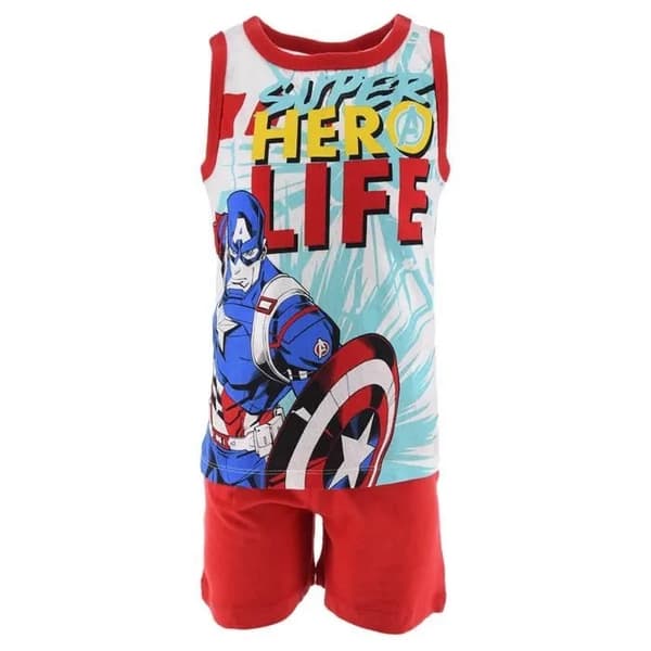 Avengers kort pyjamas för barn 8 år