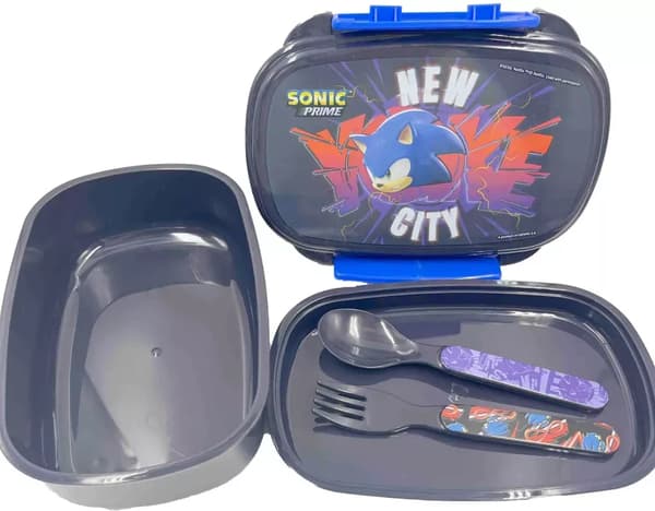 Sonic matlåda med bestick