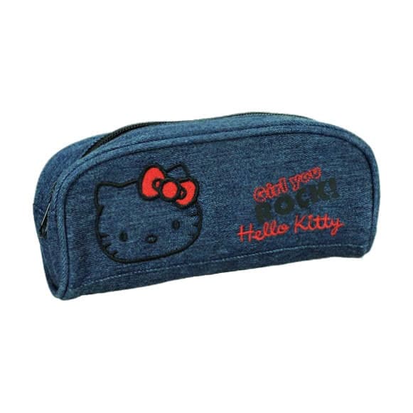 Hello Kitty pennfodral i denim 24 cm