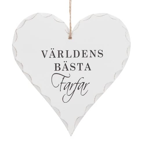 Skylt Världens bästa farfar