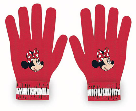 Disney Mimmi Pigg röda barnvantar