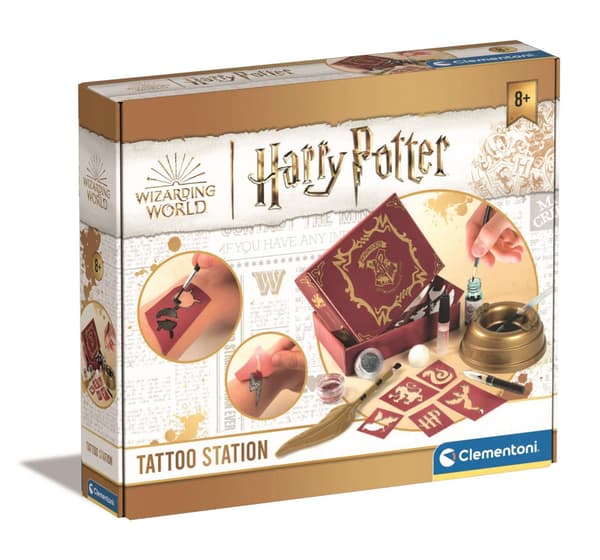 Harry Potter Hogwarts Clementoni tatuering set