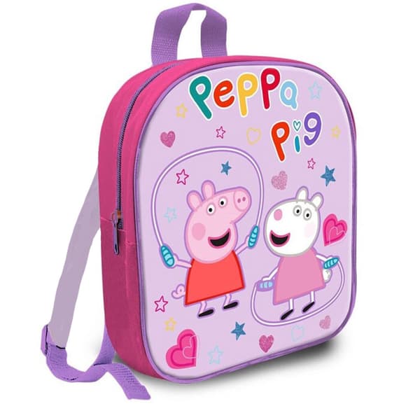 Peppa Pig hopprep ryggsäck, väska 29 cm