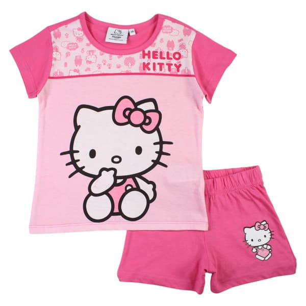 Hello Kitty Cutie Pink kort pyjamas