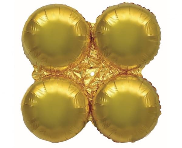 Färg Guld Ballonghållare 90 cm (WP)