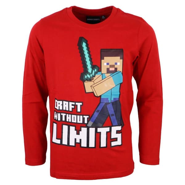 Minecraft barntröja med lång ärm, storlek
