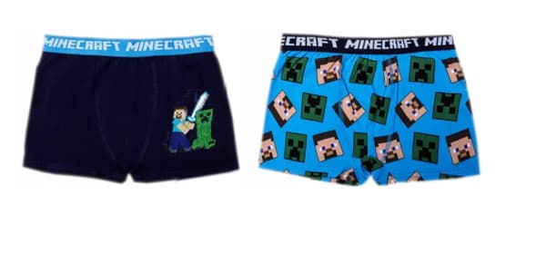 Minecraft barnboxershorts 2-pac