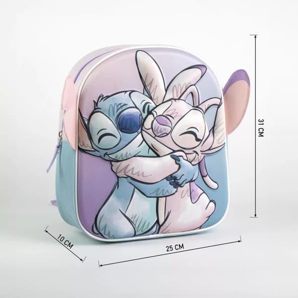Disney Lilo och Stitch 3D-ryggsäck, 31 cm