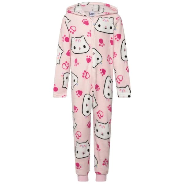 Gabbys Dockskåp Rosa lång pyjamas för barn, overall
