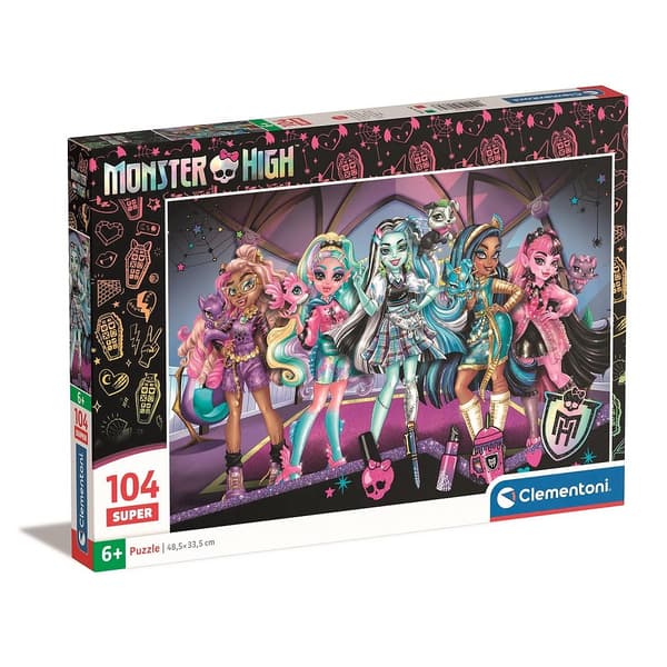 Monster High Glam Squad 104-bitars pussel Clementoni