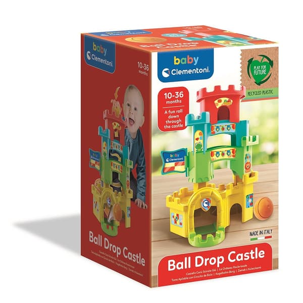 Colour Drop Castle Bollbana Byggleksak Clementoni