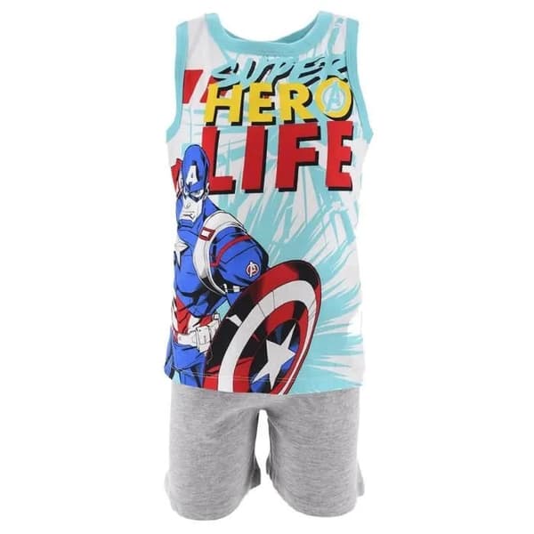 Avengers kort pyjamas för barn 6 år