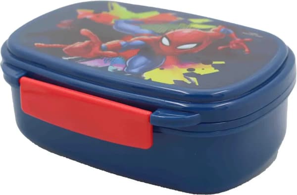 Spindelmannen matlåda med bestick