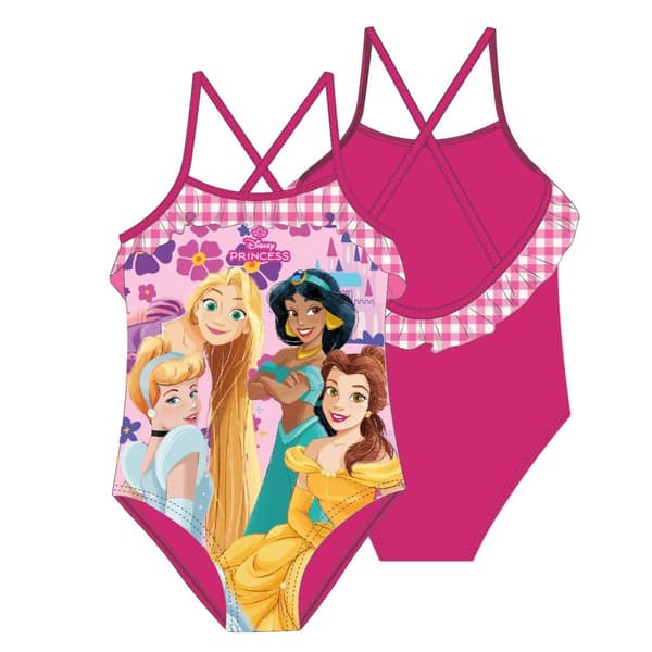 Disney Princess rutmönstrad baddräkt för barn,