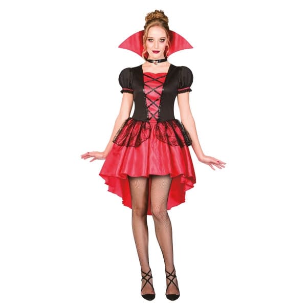 Halloween Glamorous Vampire vuxendräkt S