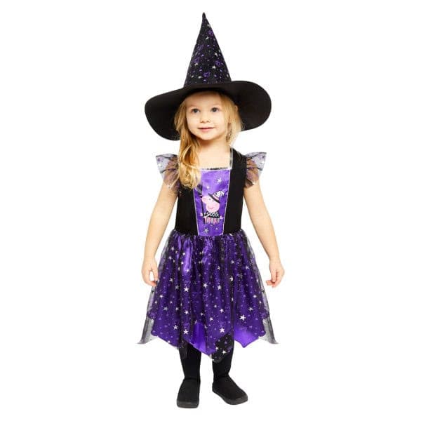 Greta Gris häxdräkt 4-6 år