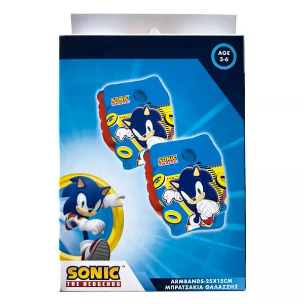 Sonic the Hedgehog Armpuffar 25x15 cm