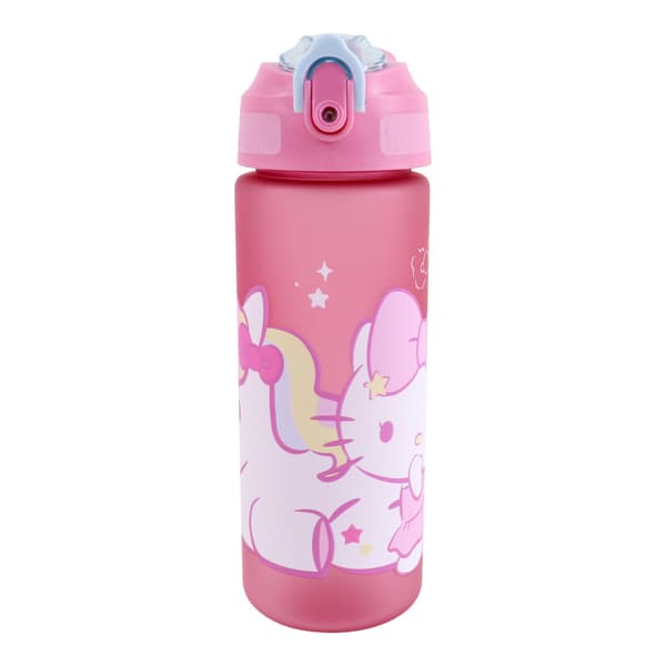 Hello Kitty Enhörning vattenflaska med sugrör 600 ml