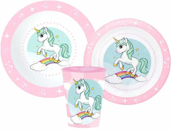 Unicorn Range middagsset med kopp 260 ml
