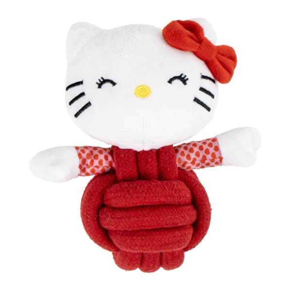 Hello Kitty rött rep hundleksak 15 cm