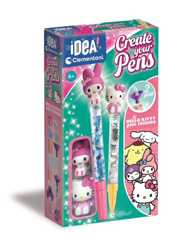 Hello Kitty My Melody pennmakarset Clementoni