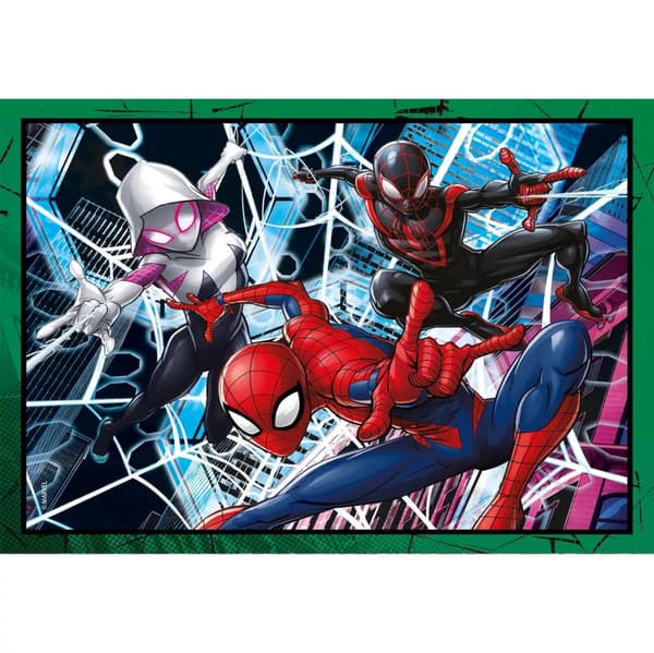 Marvel Spindelmannen 4-i-1 Pussel 12-24 bitar Clementoni
