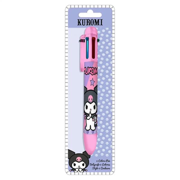 Hello Kitty Kuromi 6-färgs penna