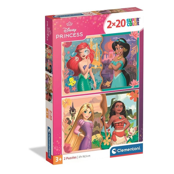 Disney Prinsessor 2x20 bitars pussel Clementoni