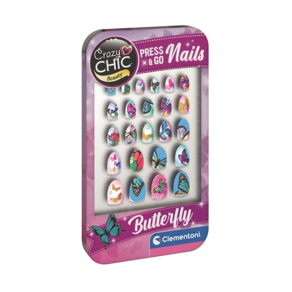 Crazy Chic Butterfly Clementoni konstnagelset